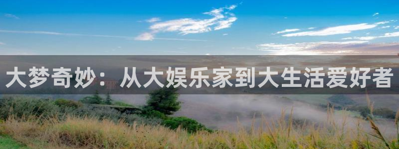 狗子28.ccmpc29：大梦奇妙：从大娱乐家到大生活爱好者
